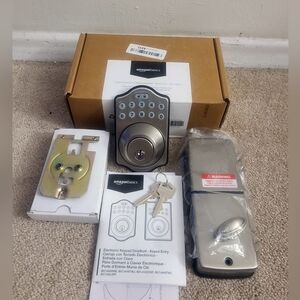 BNIB - Amazon Basics Electronic Keypad Deadbolt Door Lock